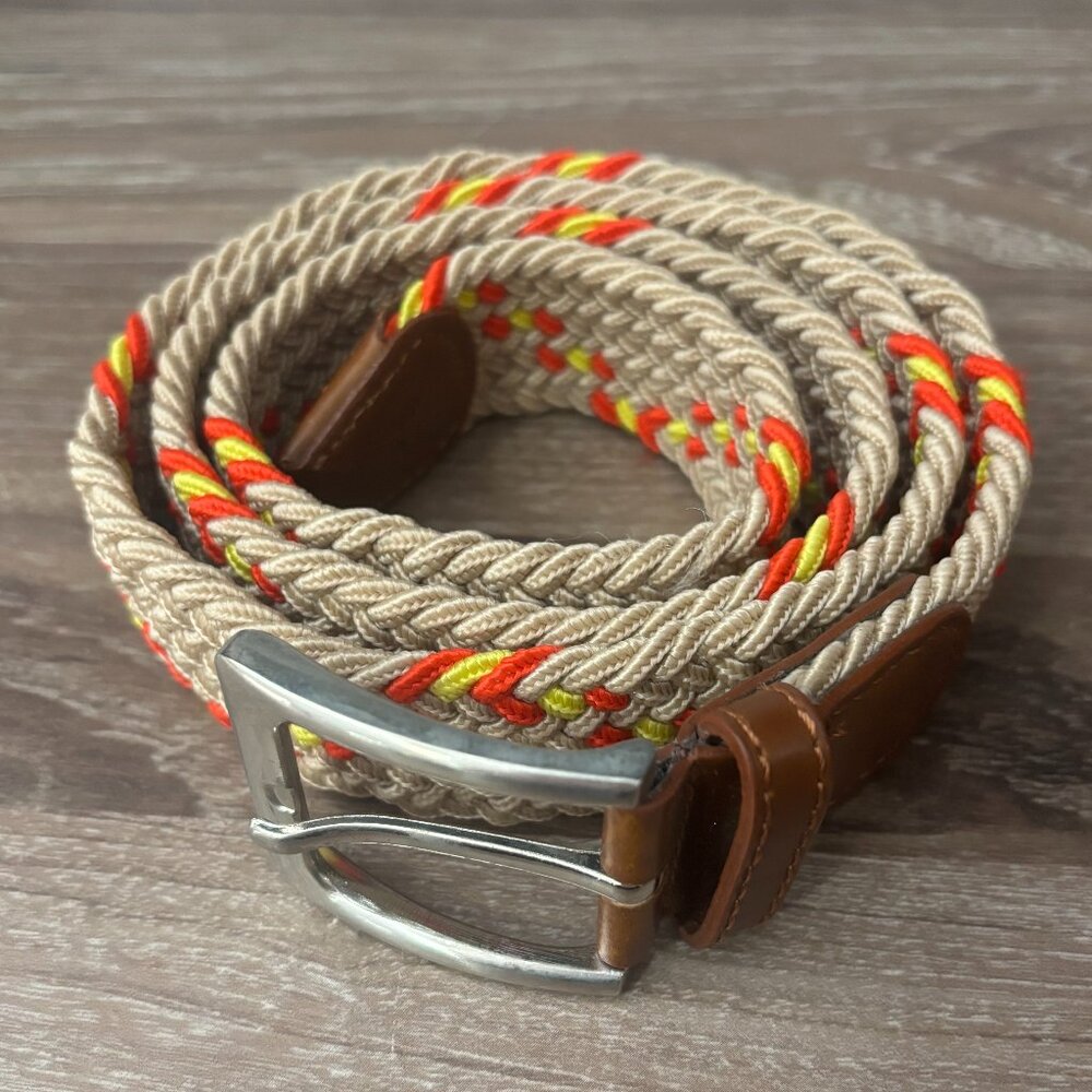 Men's Victoria Beckham Woven Braided Belt